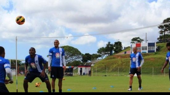 Imagem Bahia encerra preparação para jogo contra Lusa