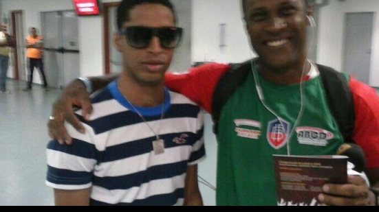 Imagem Ávine esteve na Fonte para apoiar equipe tricolor