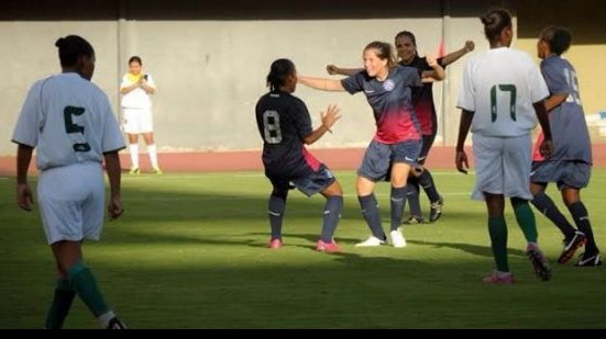 Imagem Time feminino do Bahia brilha e atropela Seleção de Terra Nova