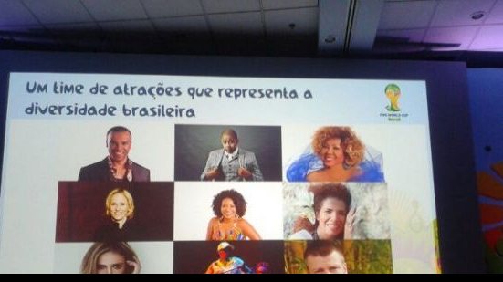 Imagem  Confira as atrações para o sorteio da Copa do Mundo