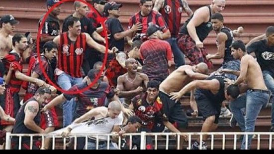 Imagem CAP x Vasco: ex-vereador, marido de deputada, aparece em briga