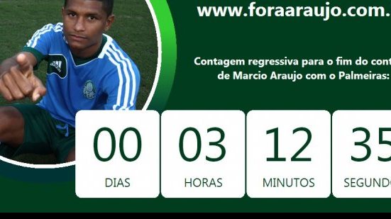 Imagem Torcida cria site que faz contagem regressiva para saída de volante