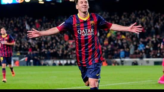 Imagem Messi volta ao Barça e marca dois pela Copa do Rei