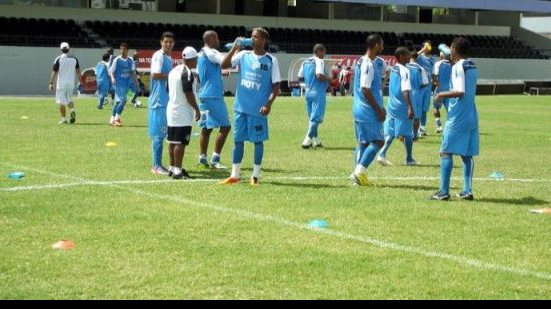 Imagem Santa Cruz encerra preparação para jogo contra o Bahia 