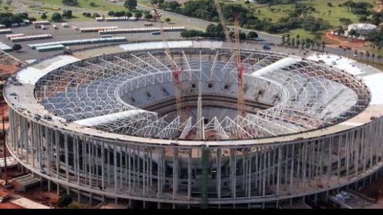 Imagem Estádios da Copa já custam bilhões e ainda falta estrutura