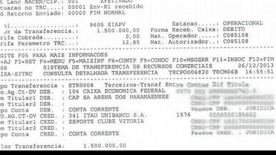 Imagem  Caso Léo: Empresa criada para receber fundos para Copa pagou ao Vitória