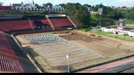 Imagem Barradão: confira como estão as obras para a Copa