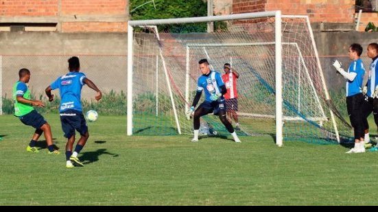 Imagem Bahia treina passes, cruzamentos e finalizações no Fazendão