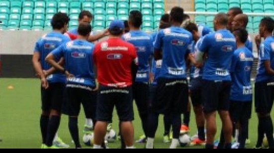 Imagem Bahia: último treino antes do clássico será na Fonte Nova