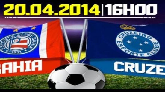 Imagem   FBF confirma partida entre Bahia e Cruzeiro na Arena Fonte Nova