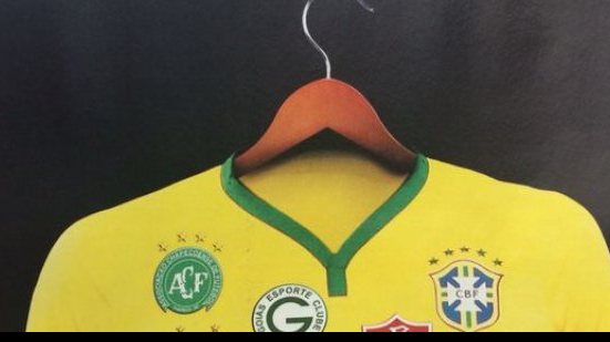 Imagem Suposta camisa divulgada por jornal com escudo de ‘vice’ circula na net