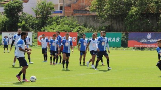 Imagem Sem Talisca, Bahia encerra preparação para jogo com Botafogo