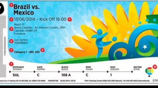 Imagem  Ainda tem ingressos para jogos da Copa em Salvador. Veja como comprar