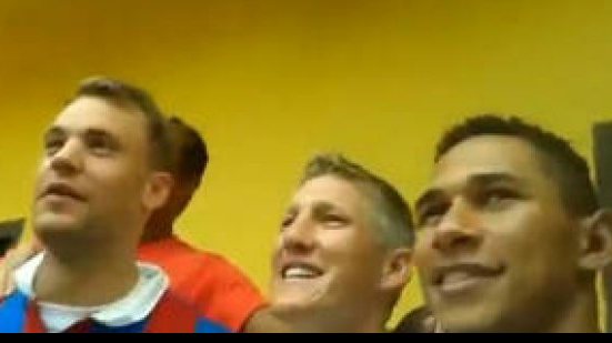Imagem Vídeo: jogadores da Alemanha cantam hino do Bahia