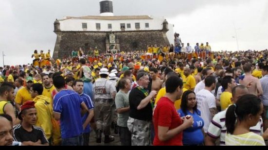 Imagem Cinco pessoas sofreram traumas no Fifa Fan Fest em Salvador
