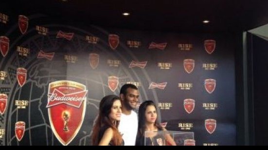Imagem Lounge da Budweiser chama a atenção na Arena Fonte Nova