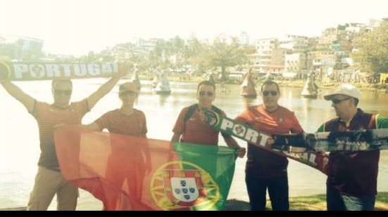 Imagem Português crê em torcida a favor de sua seleção na Fonte Nova