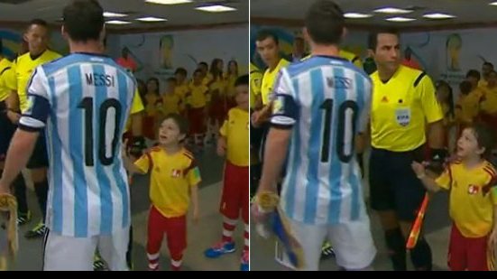 Imagem  Messi se defende de acusação por não cumprimentar garoto