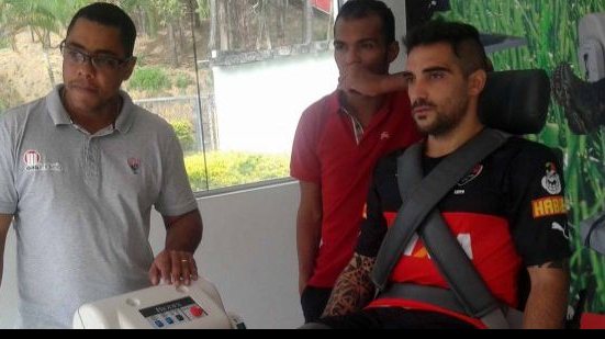 Imagem Escudero segue com dedicação total em recuperação de lesão