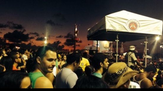 Imagem Fan Fest é mais tranquila do que carnaval, diz guarda municipal