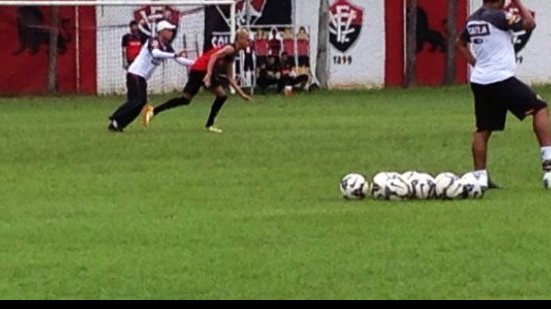 Imagem Após treino em dois turnos, Vitória dá dois dias de folga ao elenco