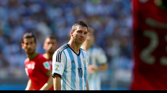 Imagem Argentina passa sufoco, mas vence Irã com golaço de Messi no fim do jogo