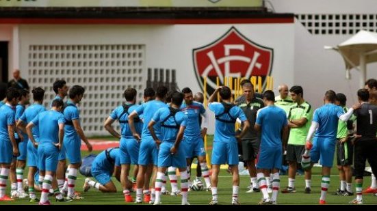 Imagem Irã é a primeira seleção a treinar no Barradão