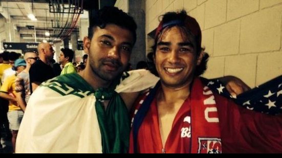 Imagem Americano e iraniano ignoram rivalidade entre países em Salvador
