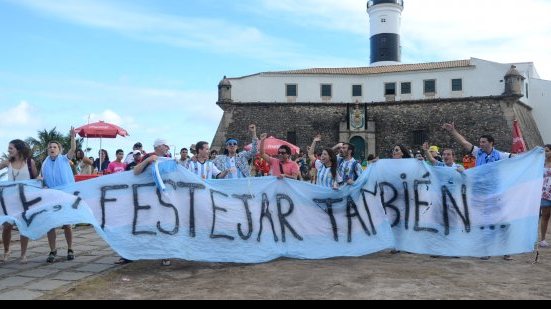 Imagem Torcedores na Fan Fest acreditam que movimento melhore no decorrer do dia