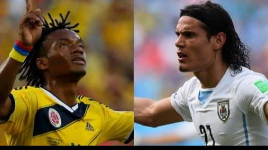 Imagem  Sem Suárez, Uruguai encara a Colômbia pelas oitavas