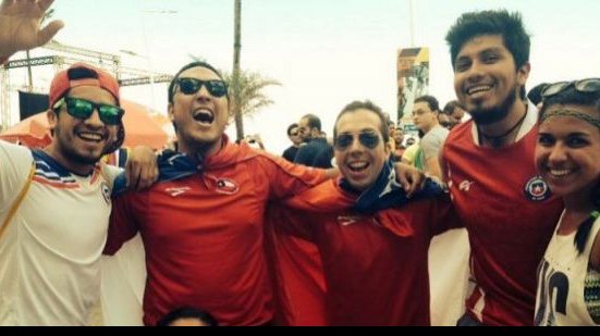 Imagem   Chilenos cravam 6 a 0 e são vaiados na Fan Fest no Farol da Barra
