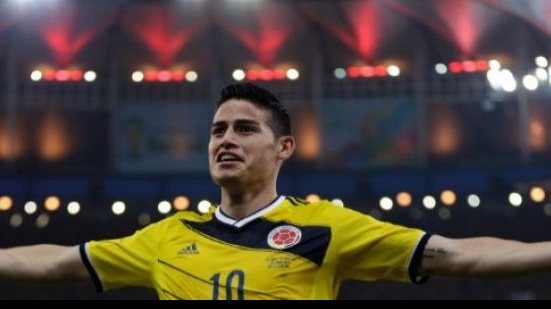 Imagem  Com gols de James Rodríguez, Colômbia vence Uruguai e enfrenta o Brasil  