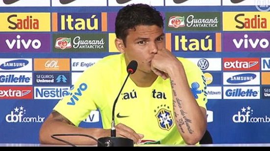 Imagem "Não estou com nada engasgado", dispara Thiago Silva após críticas