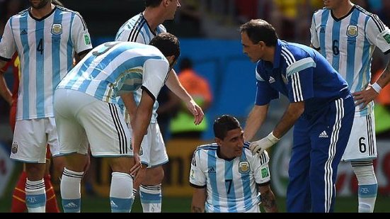 Imagem Com lesão muscular, Di María está fora da Copa