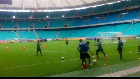 Imagem Com foco no São Paulo, Bahia encerra preparação na Arena Fonte Nova