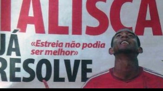 Imagem Estreia de Talisca ganha destaque nos principais jornais de Portugal
