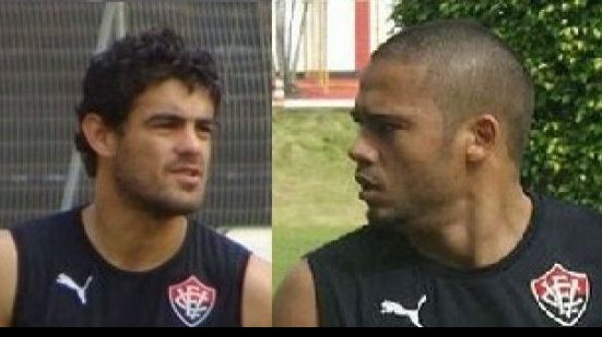 Imagem  Após briga, jogadores selam paz no Vitória
