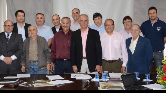 Imagem Presidente da ACEB se reúne com diretoria da CBF