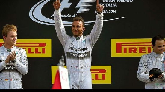 Imagem  Hamilton vence, Massa é o terceiro e está garantido na Williams em 2015