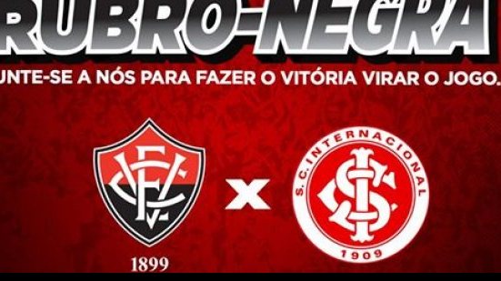 Imagem Vitória x Inter: ingressos estão à venda com promoção