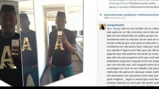 Imagem Zagueiro do Inter chama torcedor de ‘babaca’ após derrota para o Vitória