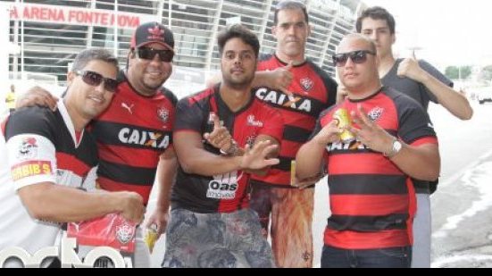 Imagem Torcedores do Vitória reclamam da falta de policiamento na Arena