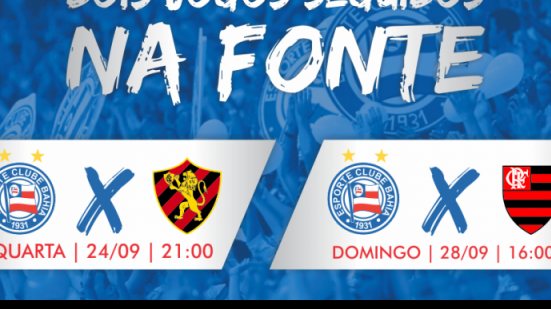 Imagem Bahia busca apoio da torcida para sair da zona e baixa preço dos ingressos