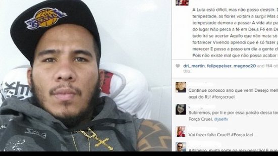 Imagem Ídolo do Bahia, Jael lamenta lesão e não entra mais em campo neste ano