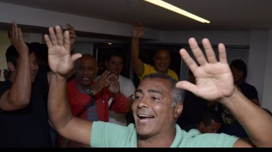 Imagem Romário é eleito sendo o senador mais votado de toda história do Rio de Janeiro
