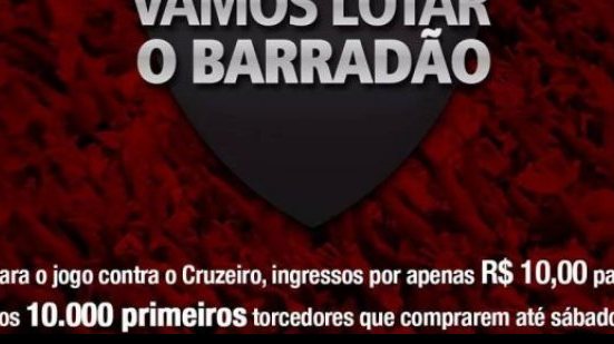 Imagem Com promoção, ingressos seguem à venda para Vitória x Cruzeiro