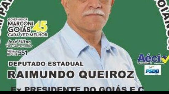 Imagem Sem sucesso: ex-diretor do Vitória tem menos de 2 mil votos em Goiás