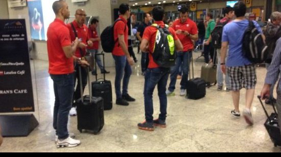 Imagem Vitória já está em Cuiabá e treina nesta tarde na Arena Pantanal