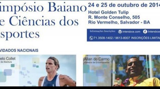 Imagem Allan do Carmo e Marcelo Collet participam de Simpósio do Esporte em Salvador
