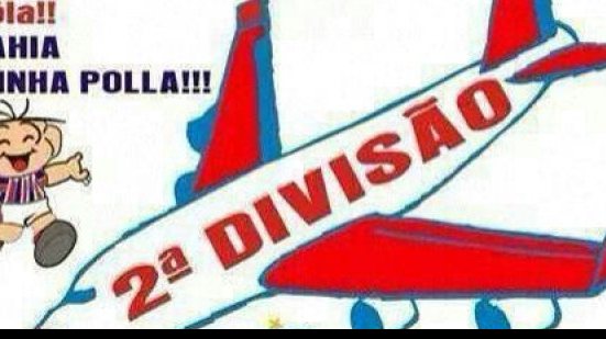 Imagem Torcida do Vitóra tira sarro e manda tricolores para a 2ª divisão